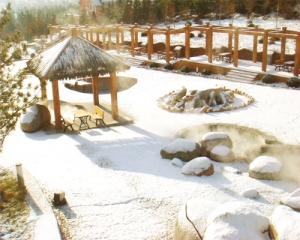 山东冬季野浴